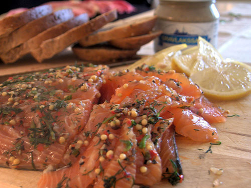 salmon marinadojpg Salmón marinado