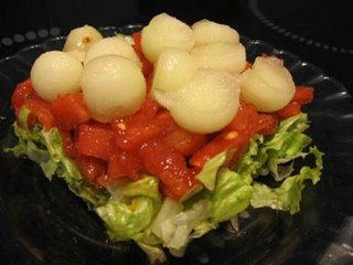 ensalada-de-melon-y-tomates-01 Ensalada de melón y tomates