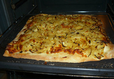 pizza fugazza queso