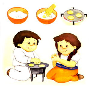 la-cocina-de-paola Juego. La cocina de Paola hacer tortitas.