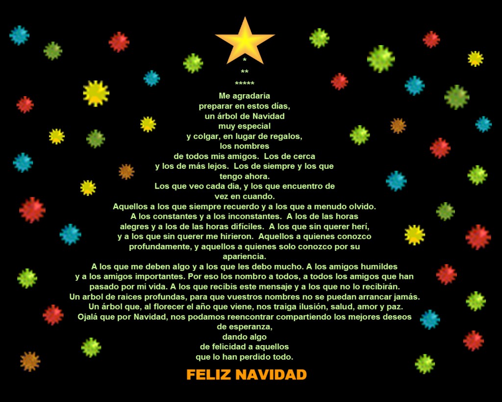 Feliz Navidad con cariño y Feliz Año Nuevo