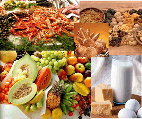 alimentos Tabla calorica de los alimentos
