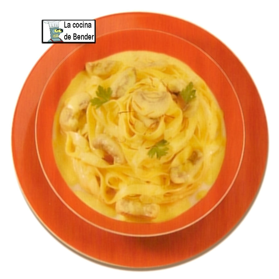 cintas champinones crema azafran cintas champinones crema azafran