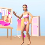 Juego de vestir a la chica modelo en 3D