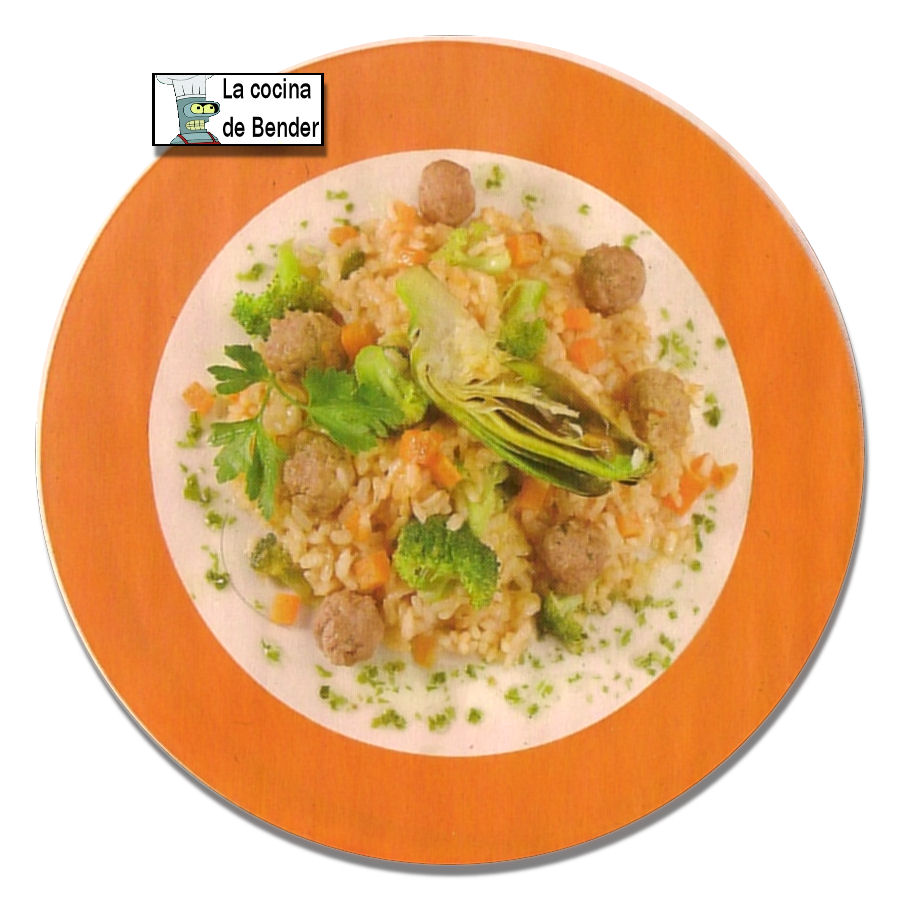paella verduras albondigas arroz paella verduras albondigas arroz