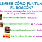 Roscón en la dieta de los puntos