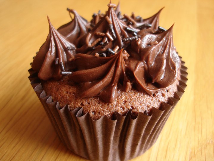 cobertura chocolate cupcakes ganache