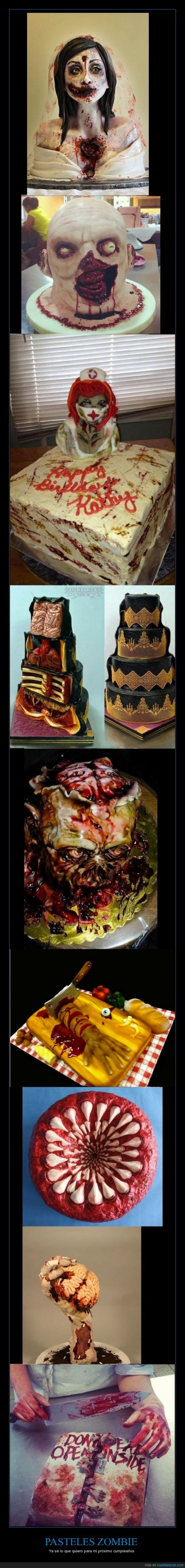 pasteles zombie