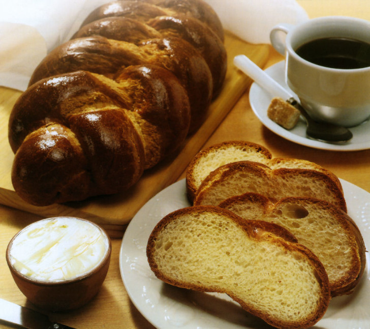 Pan brioche trenzado La cocina de Bender