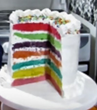 Vídeo receta de una torta arcoiris2