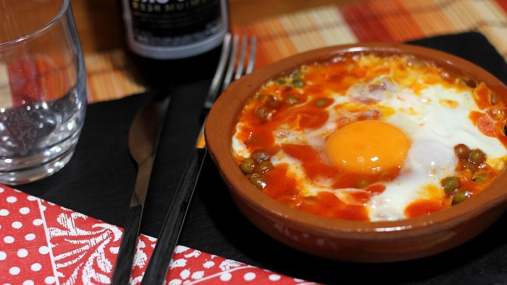 huevos plato microondas